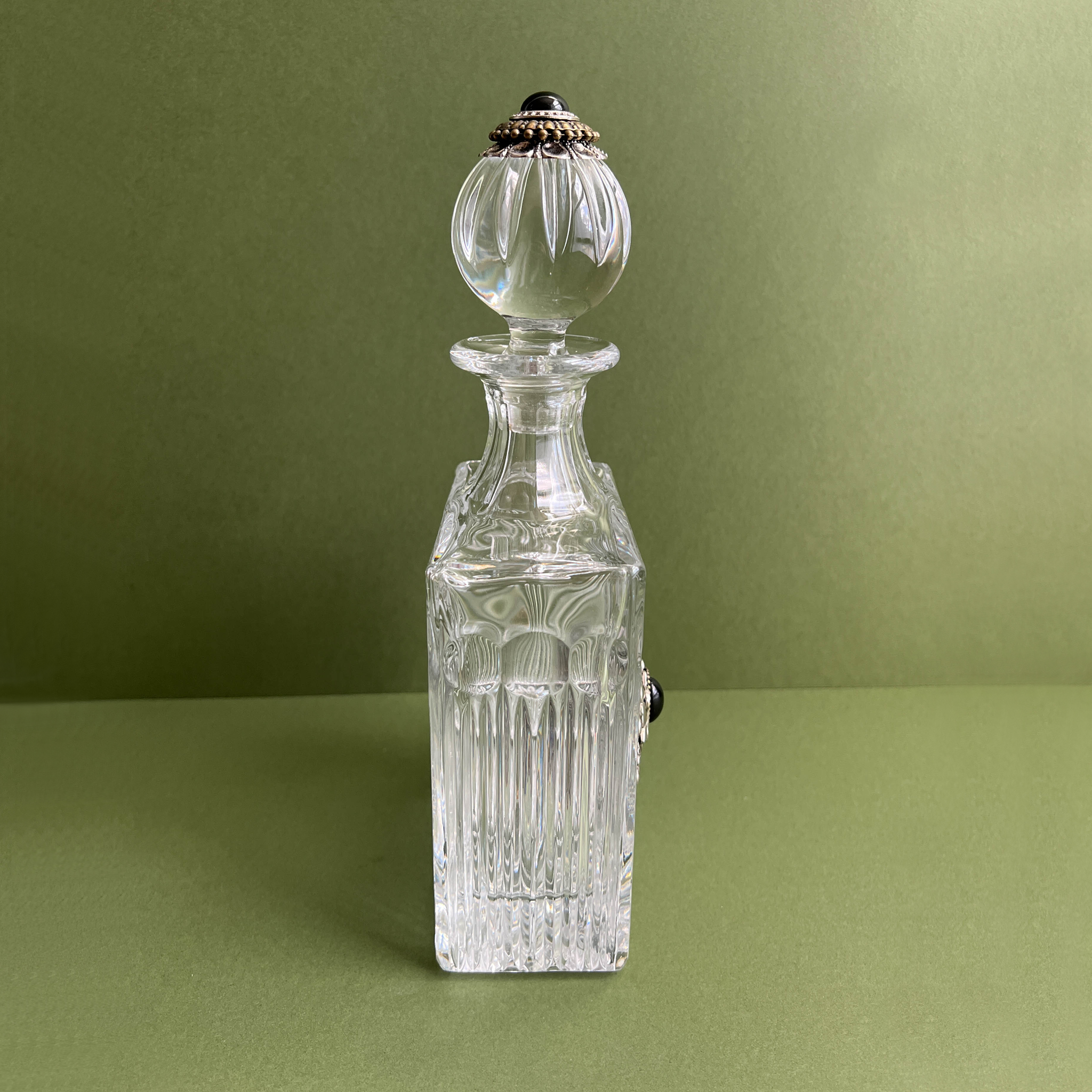 Black Onyx Crystal Decanter